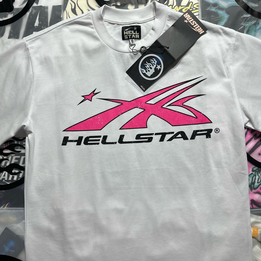 Hellstar Sport Logo T-shirt ‘White’ - Picture 3 of 7